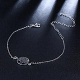 S925 Silver Tree of Life Anklet A208