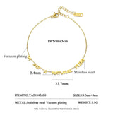 Boho Star Anklet Foot Chain Ankle Bracelet for Women Summer Beach