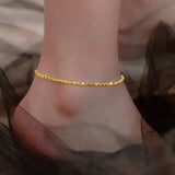 Rose Anklet Silver Plated Chain Shape Sexy Accessory