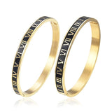 Stylish Stainless Steel Romanesque Bracelet - Men & Women