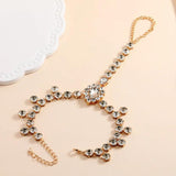 Crystal Anklets Beach Sandals Bridal Wedding CZ Anklet Barefoot