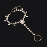 Crystal Anklets Beach Sandals Bridal Wedding CZ Anklet Barefoot