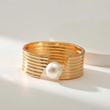 Punk Exaggeration Pearl Bracelet for Women Sweater Accessories