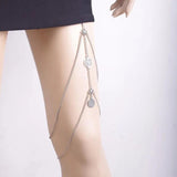 Punk Anklets Sexy Coin Tassels Leg Chain Jewelry