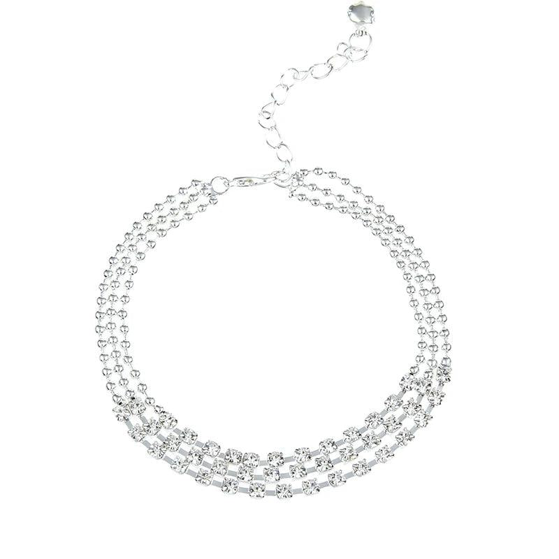 Sexy Crystal Anklet Foot Chain Summer Leg Bracelet Charm Anklets