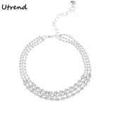 Sexy Crystal Anklet Foot Chain Summer Leg Bracelet Charm Anklets