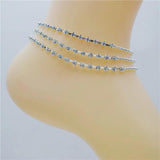 Sexy Crystal Anklet Foot Chain Summer Leg Bracelet Charm Anklets