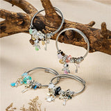Bohemian Angel Key Bracelets Women Heart Crystal Letters Bracelet