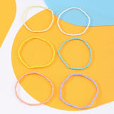 Colorful Boho Anklet Set Rice Beads Foot Ornaments for Women Girls