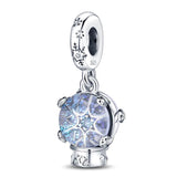 925 Silver Red Heels Charm Beads Fit Bracelet