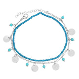 Bohemian E Stone Beaded Foot Chain Anklets