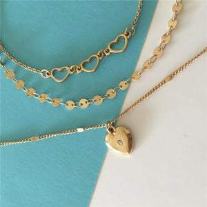 Round Disc Chain Anklet Bracelet Sweet Decorate