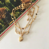 Round Disc Chain Anklet Bracelet Sweet Decorate