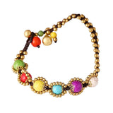 Bohemian Semi-precious Stones Anklet