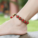 Bohemian Semi-precious Stones Anklet