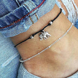 Elephant Pendant Anklet Chain Foot Jewelry for Women HSJ88