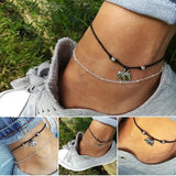 Elephant Pendant Anklet Chain Foot Jewelry for Women HSJ88