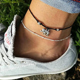 Elephant Pendant Anklet Chain Foot Jewelry for Women HSJ88