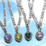 2Pcs/Set Silver Crystal Anklet Girls Copper Chain Leg Bracelet