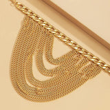 Tassel Chains Anklets For Women Foot Body Punk Heavy Jewelry