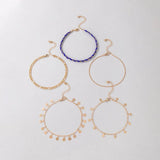 Cord Star Tassel Anklet for Women Multilayer Foot Chain Beach Jewelry