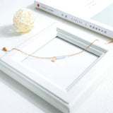 Bohemia Beach Chain Anklets Simulated Pearl Star Charm Jewelry
