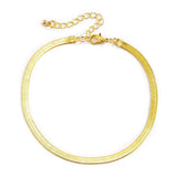 Snake Bone Chain Anklets Alloy Summer Accessories