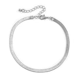 Snake Bone Chain Anklets Alloy Summer Accessories