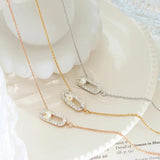 Light Temperament Zircon Pearl Inlaid Anklet for Women