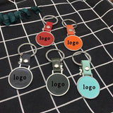 Stylish Round Keychain for Relatives & Romantic Jewelry Decoration