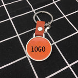 Stylish Round Keychain for Relatives & Romantic Jewelry Decoration