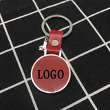 Stylish Round Keychain for Relatives & Romantic Jewelry Decoration