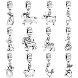 Authentic Chinese Zodiac Snake Rabbit Dog Charm 925 Silver Bead