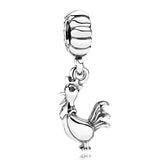 Authentic Chinese Zodiac Snake Rabbit Dog Charm 925 Silver Bead