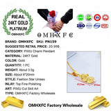 OMHXFC European Woman Man Unisex Gold Charm Pendant PN159
