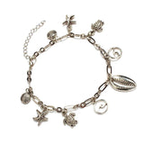 Turtle Shell Beach Anklet Sweet Summer Chain for Women Anklet Jewelry