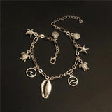 Turtle Shell Beach Anklet Sweet Summer Chain for Women Anklet Jewelry
