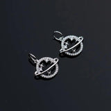 Zircon Planet Charms 925 Silver DIY Jewelry