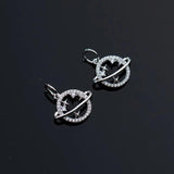 Zircon Planet Charms 925 Silver DIY Jewelry