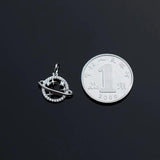 Zircon Planet Charms 925 Silver DIY Jewelry