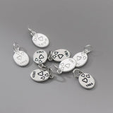 Vintage 925 Sterling Silver Heart Pendant DIY Charms