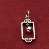 925 Silver Ruyi Bell Pendant Charms for DIY Bracelet