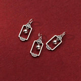925 Silver Ruyi Bell Pendant Charms for DIY Bracelet