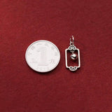 925 Silver Ruyi Bell Pendant Charms for DIY Bracelet