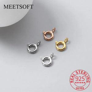 925 Silver Connection Charms DIY Necklace Accessory