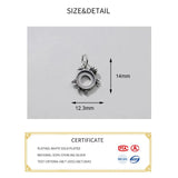 925 Silver tortoise Charms DIY Jewelry Accessory Gift