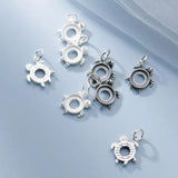 925 Silver tortoise Charms DIY Jewelry Accessory Gift
