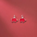 925 Silver Elephant Animals Charms for DIY Jewelry