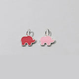 925 Silver Elephant Animals Charms for DIY Jewelry