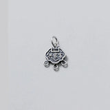 925 Sterling Silver Longevity Lock Charm for DIY Jewelry